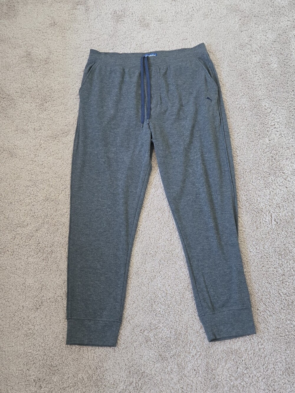 Tommy‎ Bahama Mens Large Gray Jersey Knit Lounge Pants Comfort Wear Relax